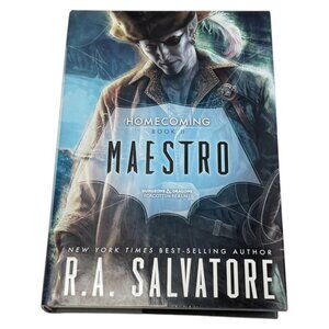 Homecoming II Masetro RA Salvatore Book HC DJ First Edition First Printing